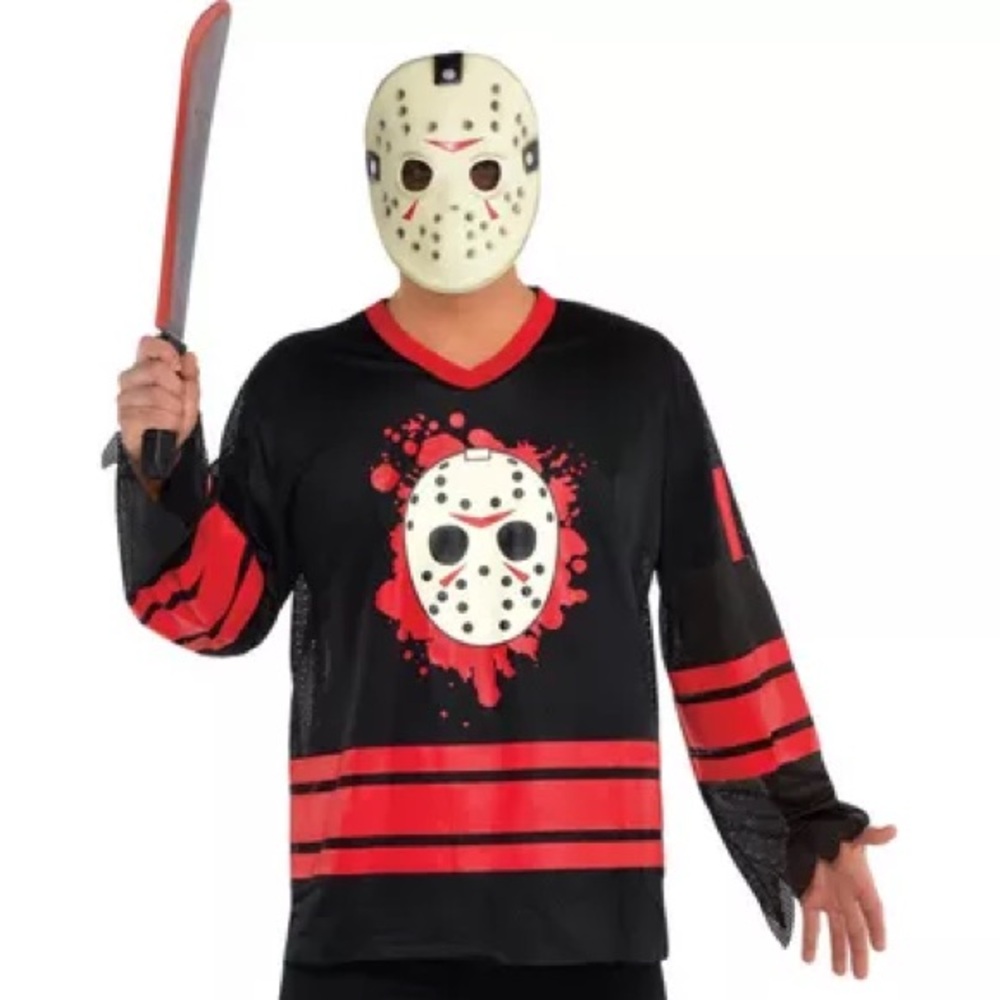 Friday the 13th Jason Voorhees Halloween Costume Accessory Kit NWT